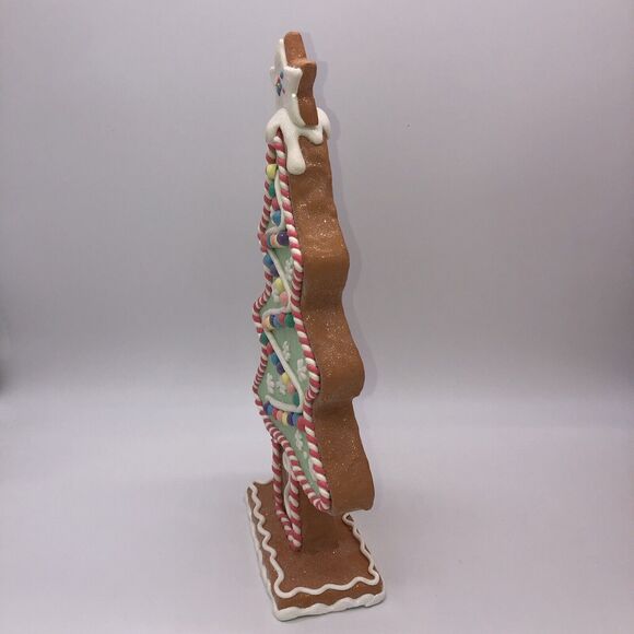 Cupcakes and Cashmere 17” Pastel Mint Green Gingerbread Cookie Christmas Tree - Picture 2 of 3